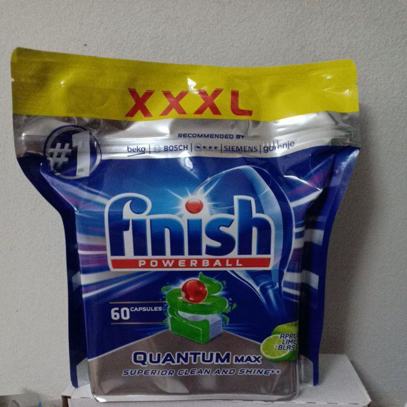 Finish quantum viên rửa chén bát cao cấp chuyên dùng cho máy ( 120 viên )