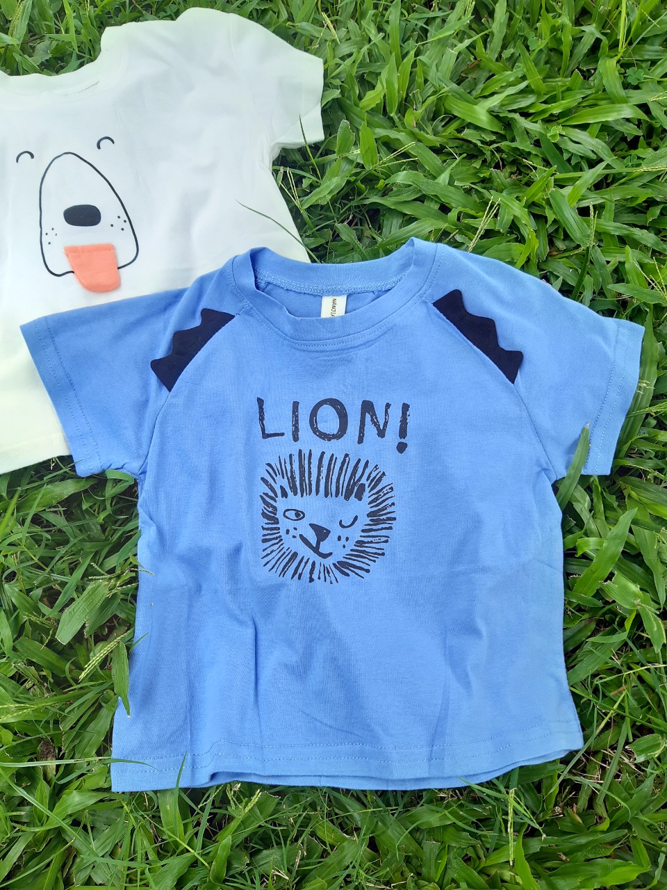 Áo cộc tay bé trai 1-5 tuổi họa tiết in hình hoạt hình chất liệu vải cotton cao cấp