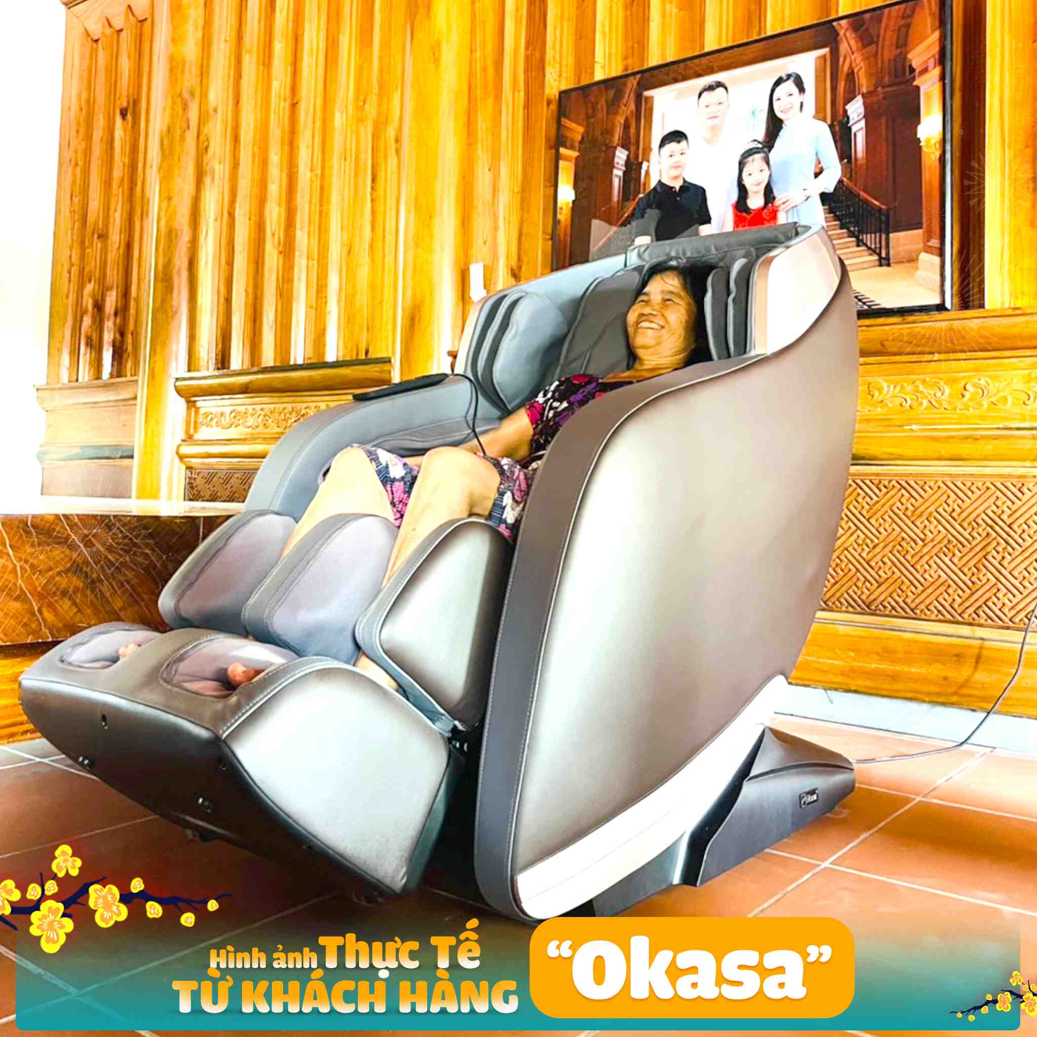 GHẾ MASSAGE OKASA OS-568 PLUS ( Bán chạy)