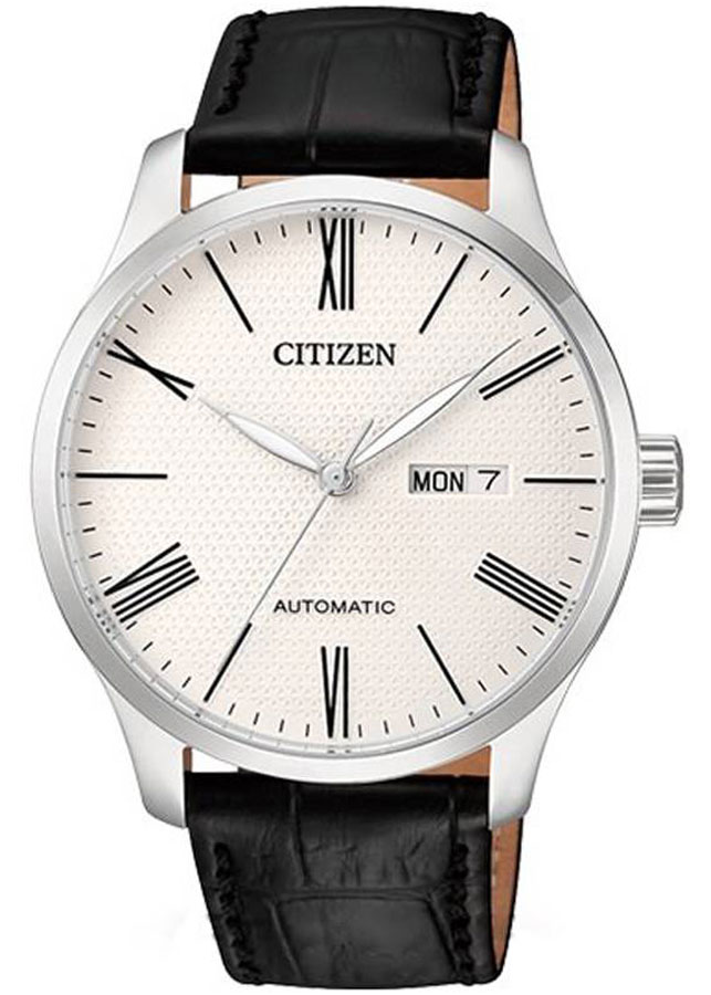 Đồng Hồ Nam Citizen Dây Da NH8350-08A - Mặt Trắng