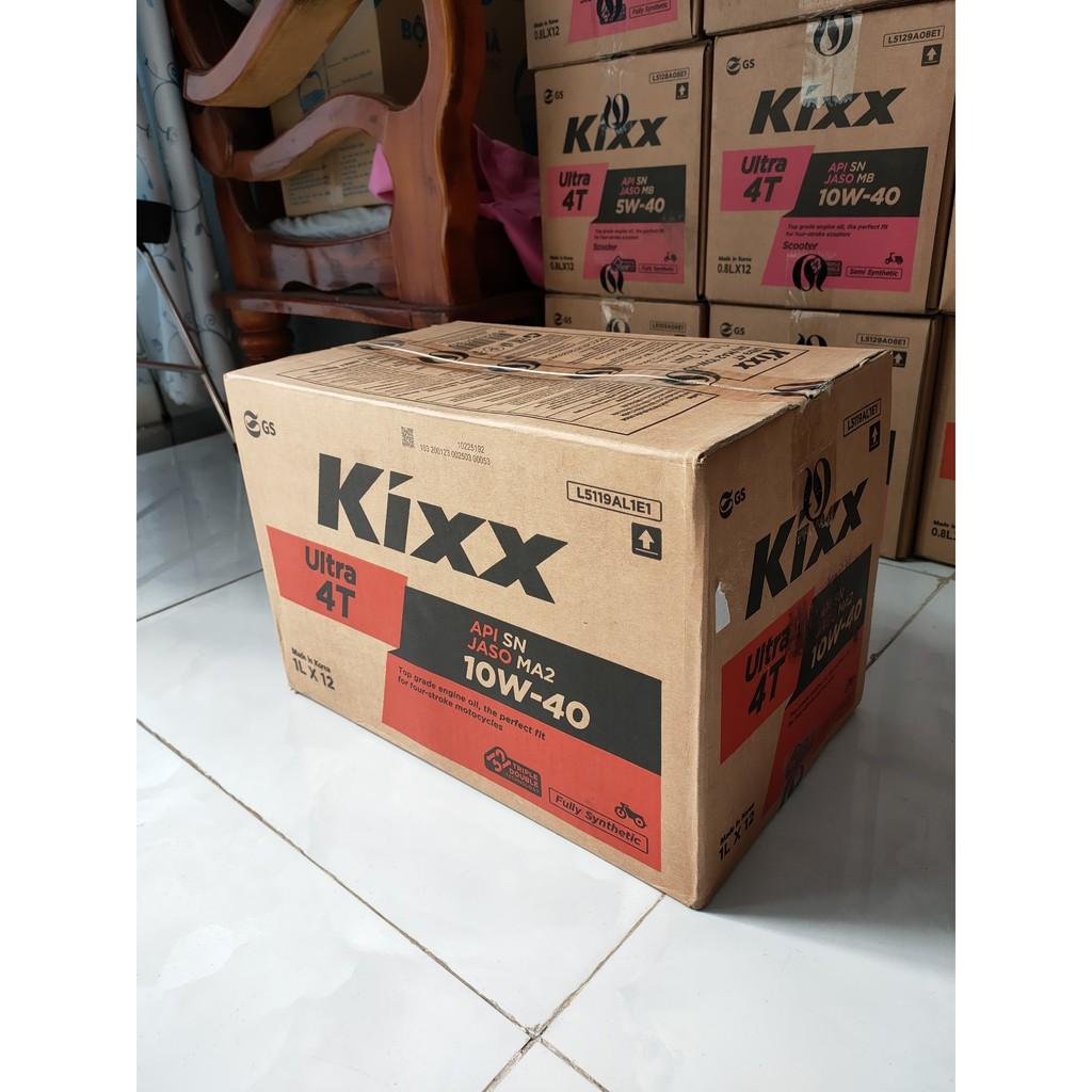 NHỚT TỔNG HỢP KIXX ULTRA 4T 10W/40 CHAI 1L