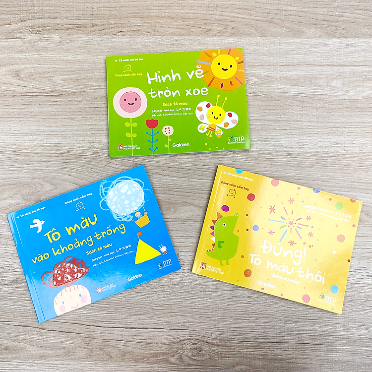 Đùng! Tô Màu Thôi - Tủ sách vui để học - Sách tô màu - Dòng sách cầm tay