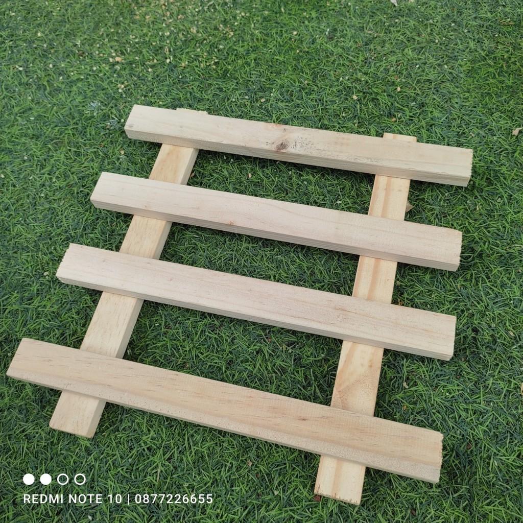 10 Nan gỗ thông 1,2/1.5 x 3/4 x 20/30/40cm chà nhám mịn tự decor ( Gỗ Mới )