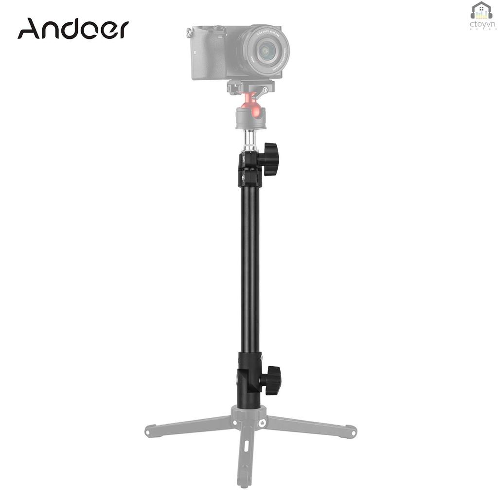 Thanh kẹp chữ C bằng hợp kim nhôm kèm ốc vít 1/4inch dài 28-46cm có thể điều chỉnh cho máy ảnh