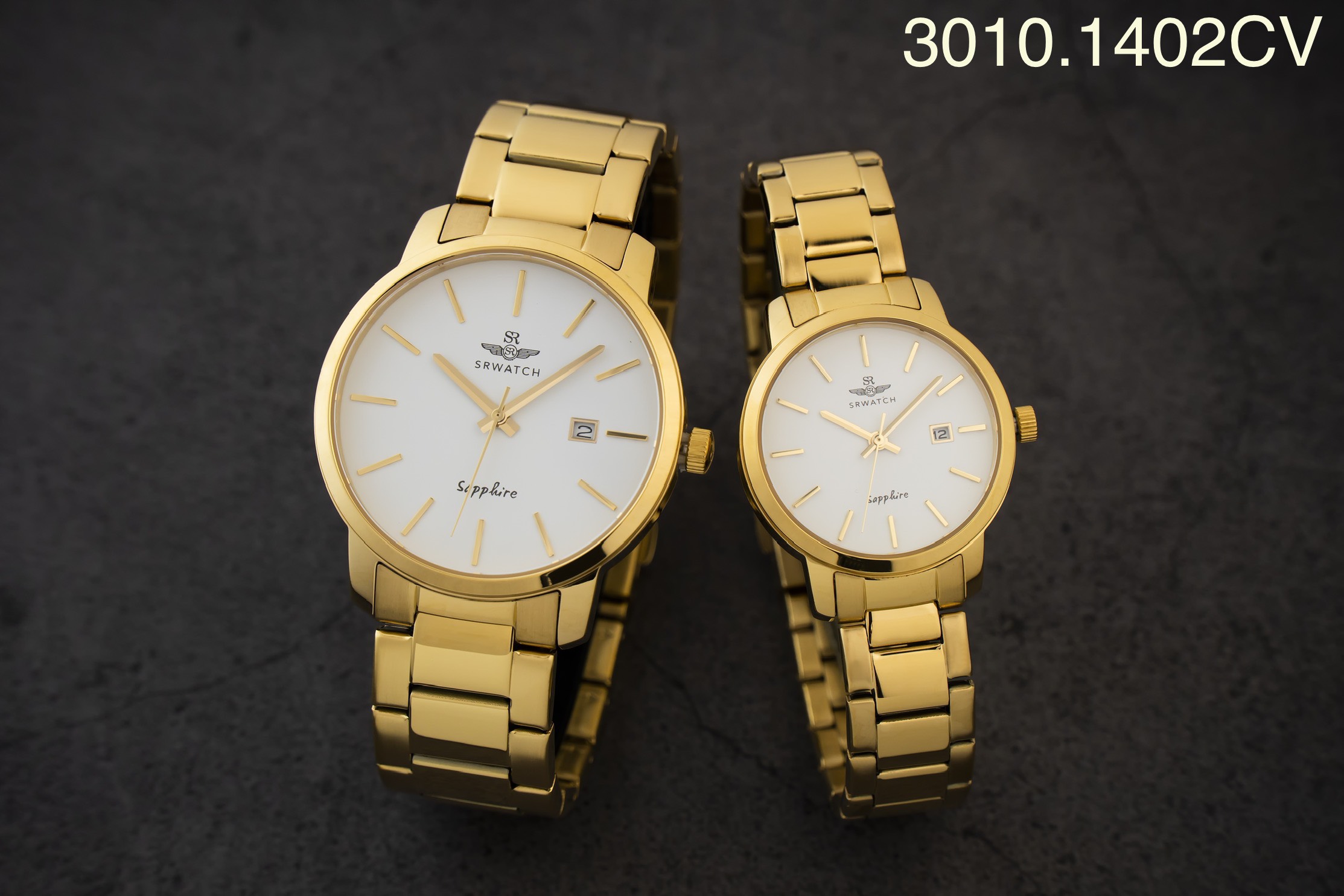 Đồng hồ Cặp dây thép không gỉ SRWATCH SG3010.1402CV-SL3010.1402CV