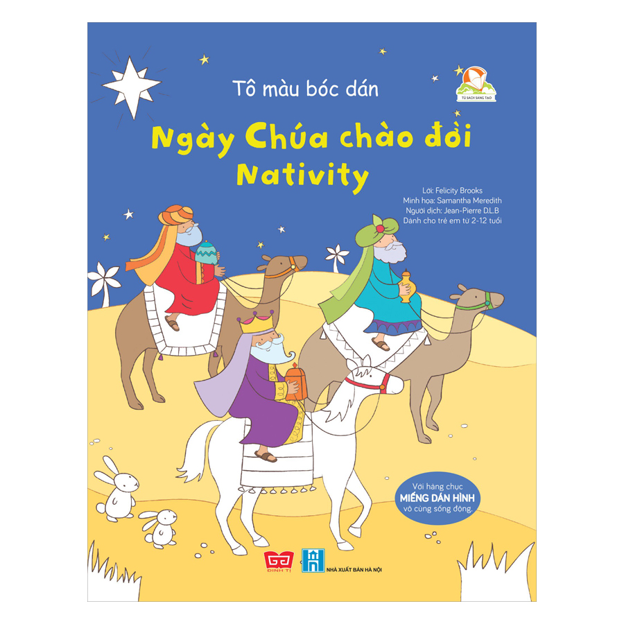 Tô Màu Bóc Dán - Ngày Chúa Chào Đời - Nativity