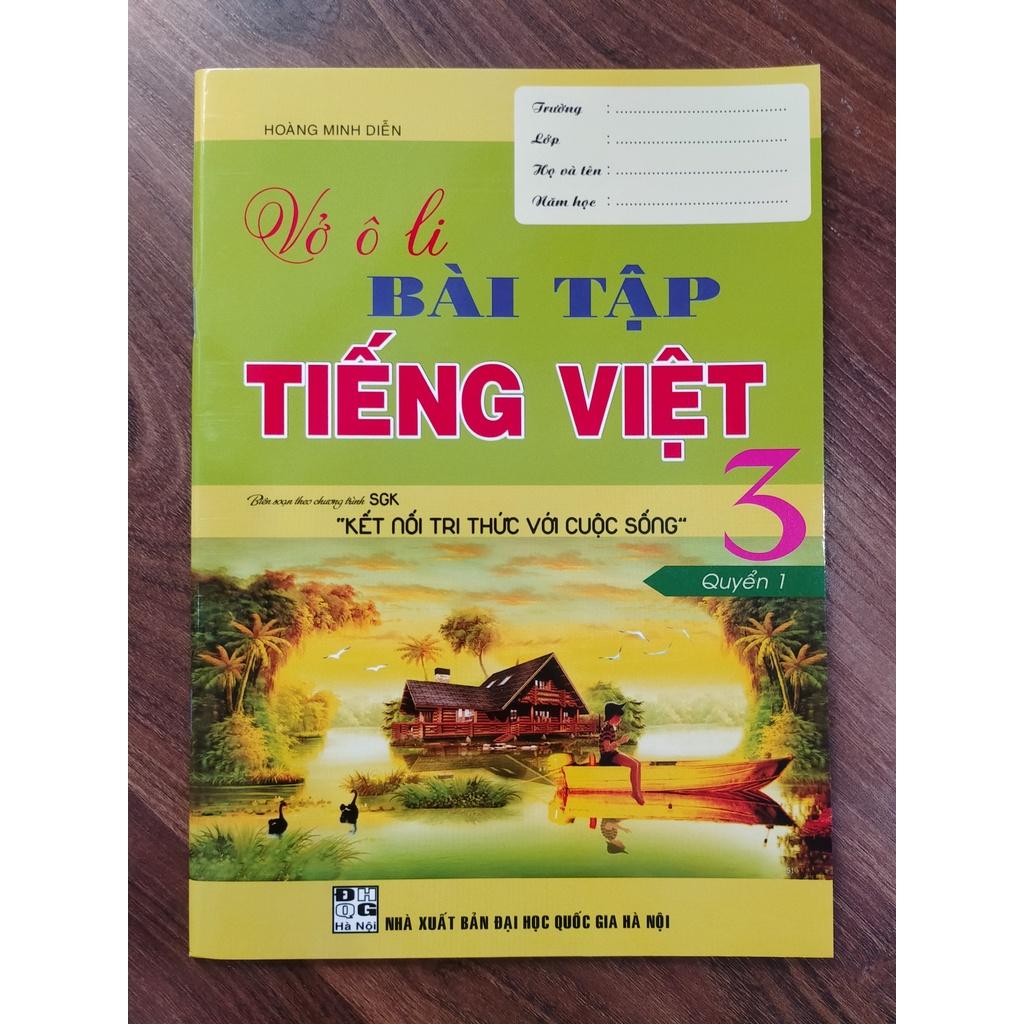 Sách - Vở Ô Li Bài Tập Tiếng Việt 3 Quyển 1
