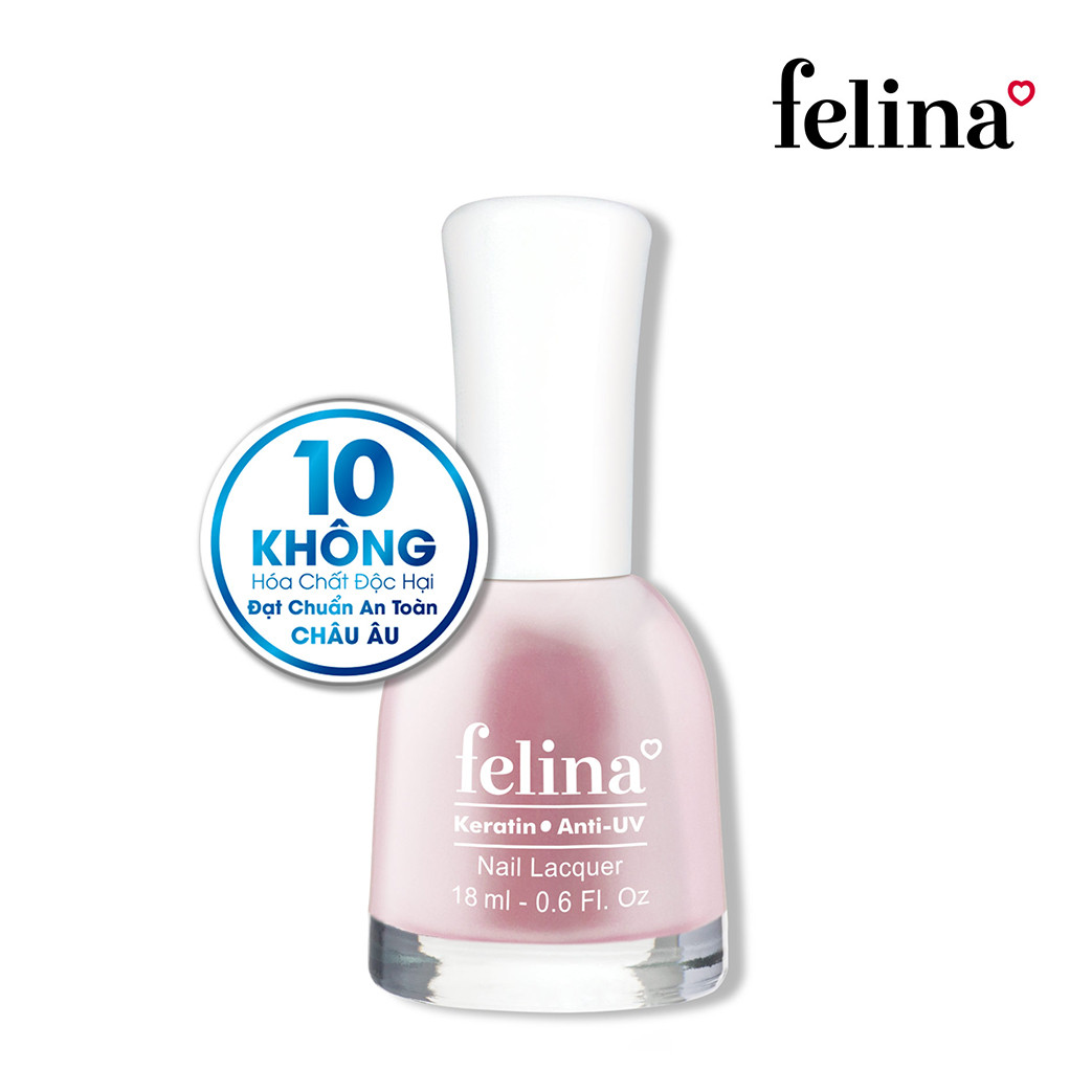 Sơn móng tay Felina 18ml Ngọc Trai Hồng CN102