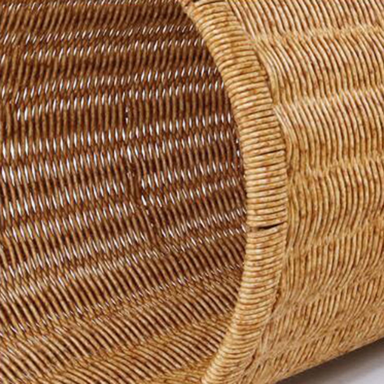 Woven Laundry Storage Baskets Kitchen Trash Basket for Laundry Room Home Living