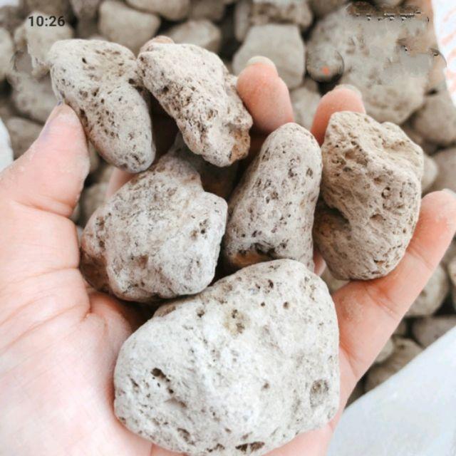 Mua Nham Thạch Trắng 1KG - Đá Lông Vũ vật liệu lọc hồ cá | Tiki