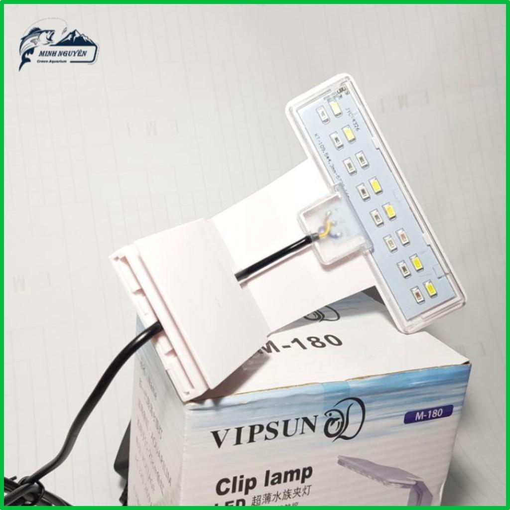 Đèn LED Lẹp Thành Bể Cá RGB M-180 Đèn LED kẹp bể cá bể thúy sinh mini