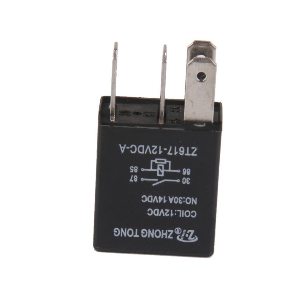 7xCar Truck Auto Automotive DC 12V 30A 30 AMP Relay Relays 4 Pins 4P