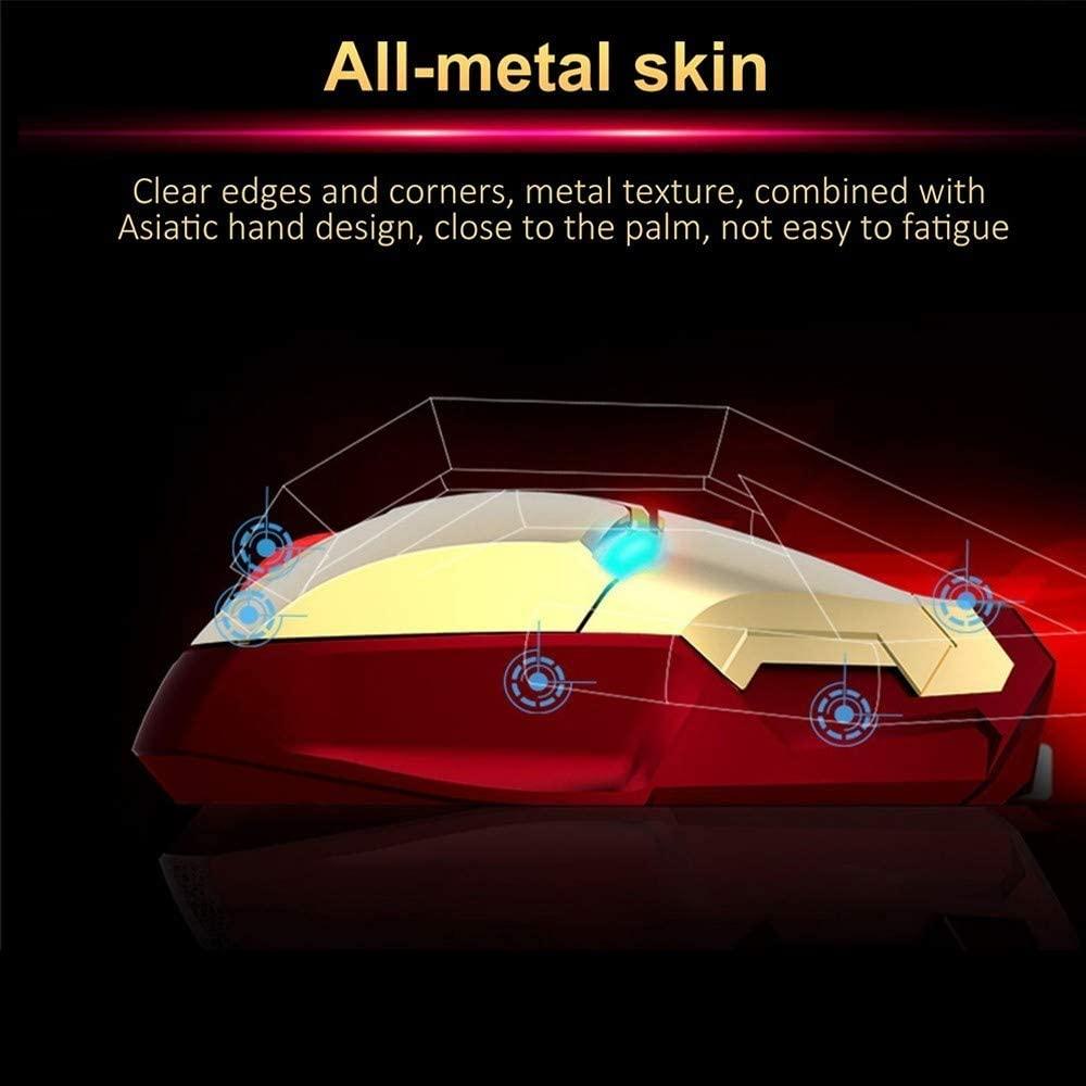 Người Sắt Chuột Không Dây 2.4G Không Dây Chuột Quang Silent Chuột Chơi Game 3 DPI Có Thể Điều Chỉnh Cấp Độ Cho Máy Tính, Laptop macBook