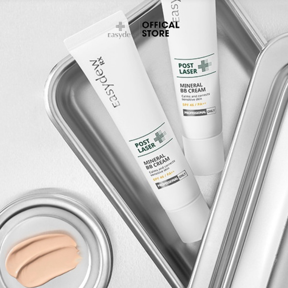 Kem Chống Nắng Trang Điểm Phục Hồi Da Sau Tổn Thương Easydew Rx Post Laser Mineral BB Cream SPF46 40ml