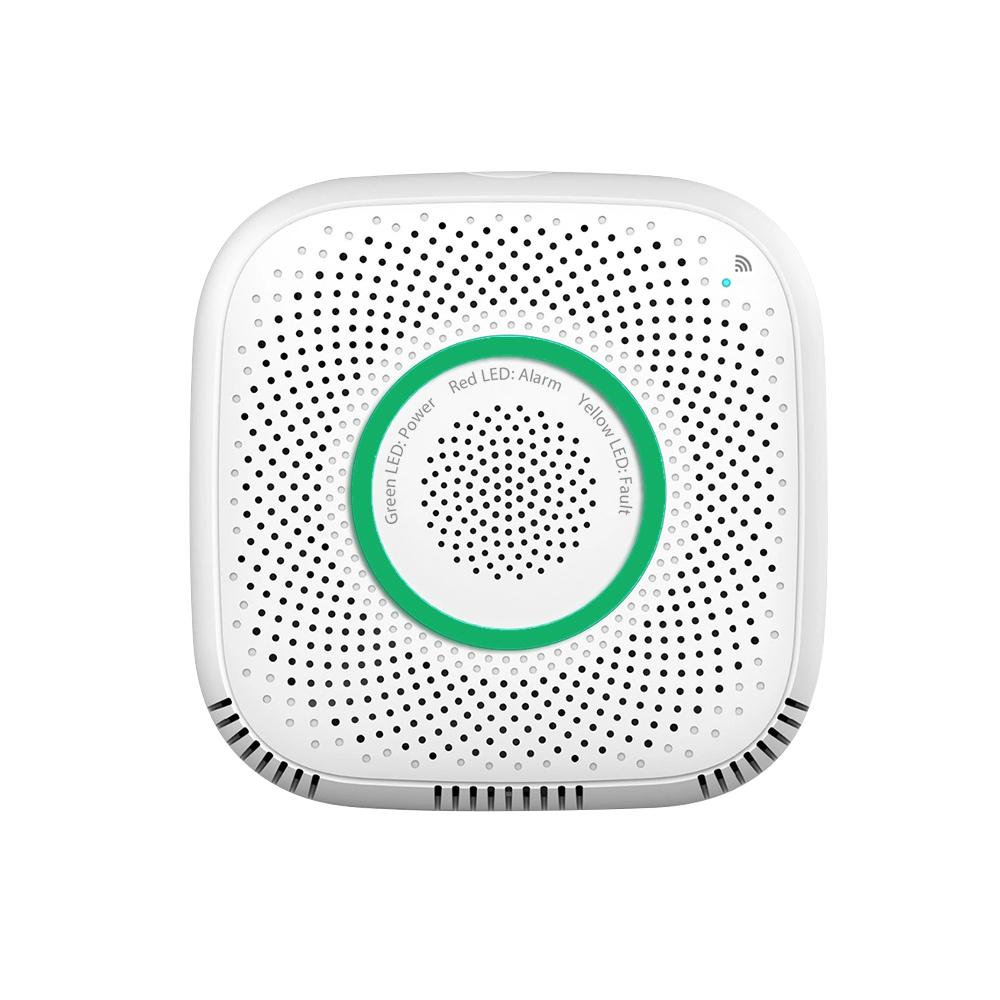 WIFI Gas Detector Household Combustible Gas Leak Detector Natural Liquefied Petroleum Gas Leak Tester Sniffer with Sound Alarm APP Notification Pushing SmartLife Tuya APP Remote Control
