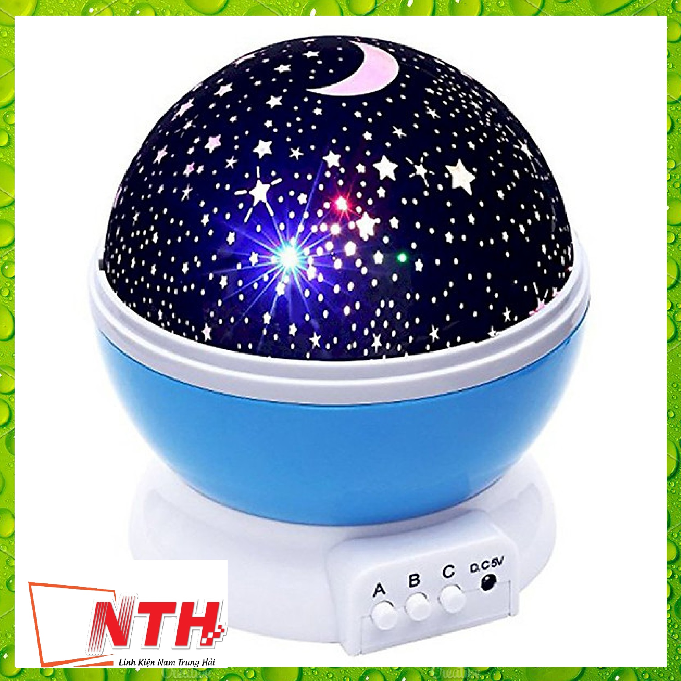 ĐÈN CHIẾU SAO MAGIC - TỰ XOAY 360 ĐỘ NTH