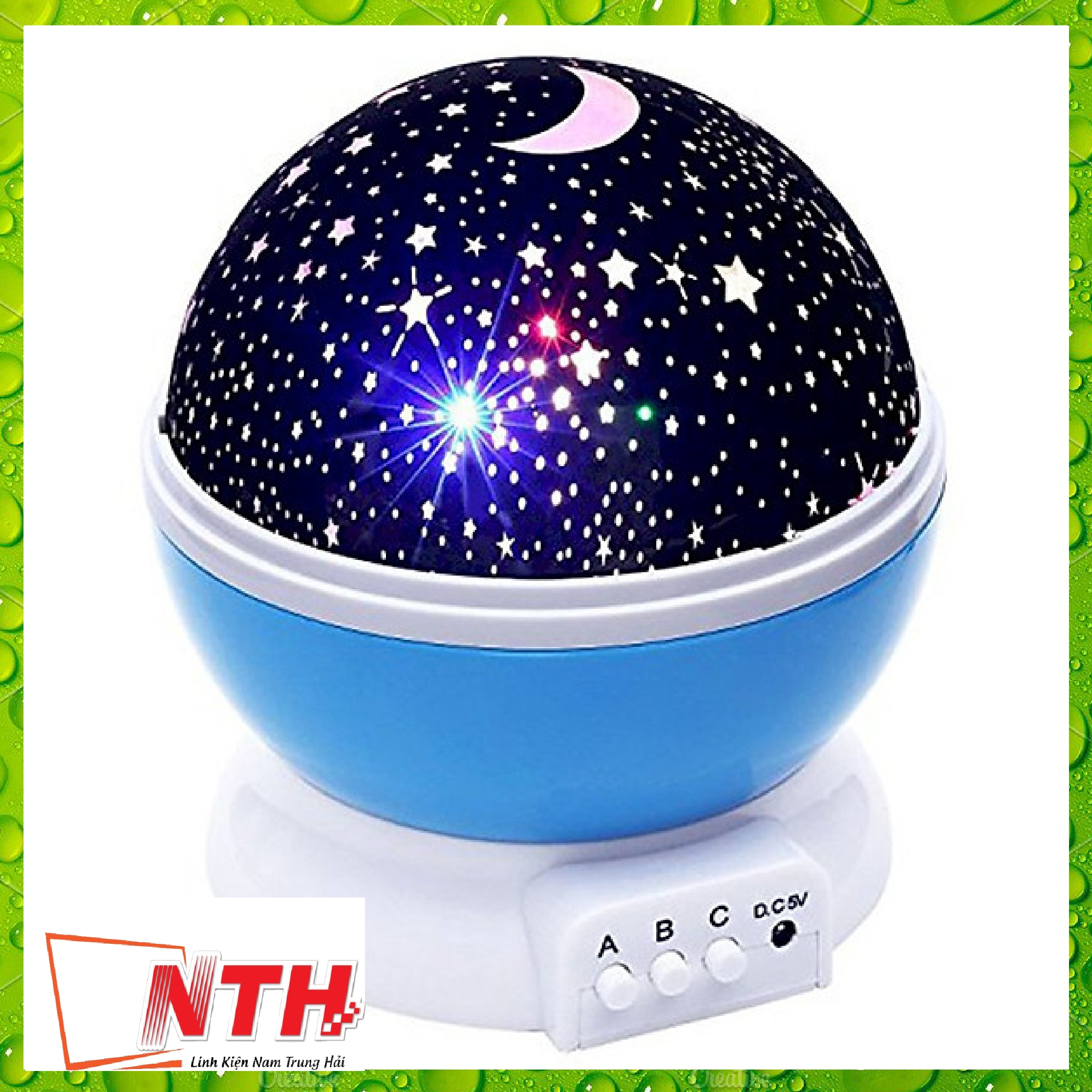 ĐÈN CHIẾU SAO MAGIC - TỰ XOAY 360 ĐỘ ( STAR ) NTH