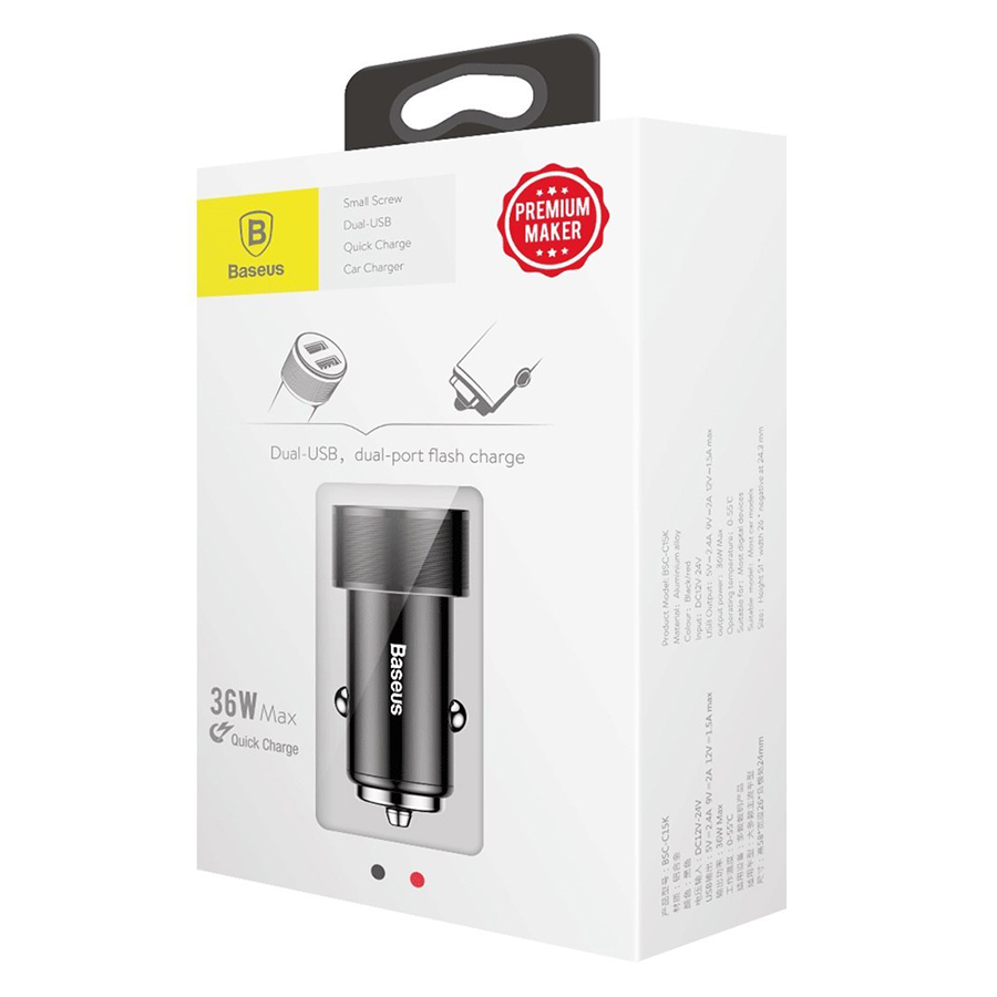 Adapter Sạc Nhanh Đa Năng Baseus BSC-C15K