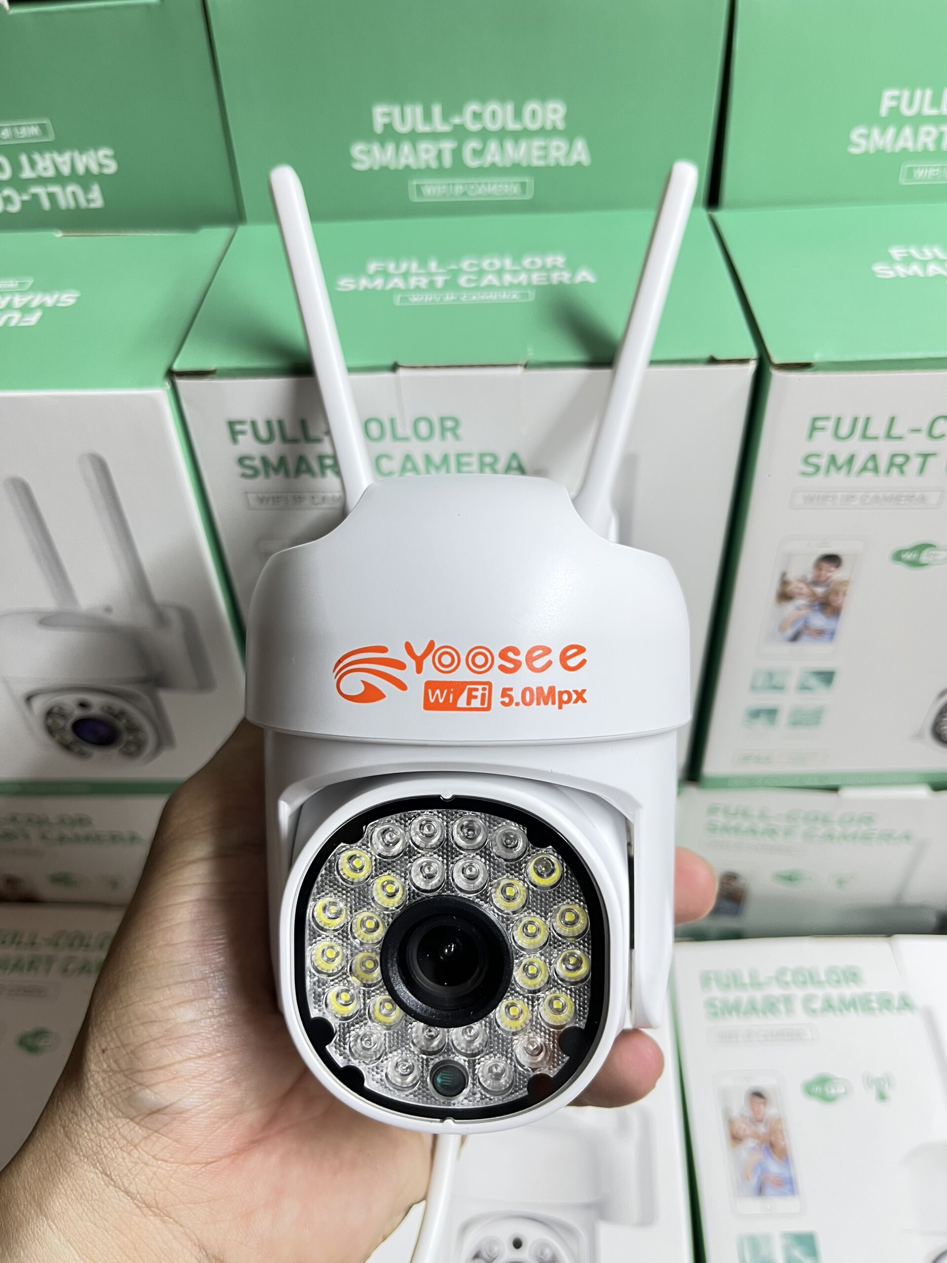 Camera Yoosee PTZ MINI 28Led 3.0M Xoay 360 độ siêu nét - Có Màu Ban Đêm- Hàng Chính Hãng