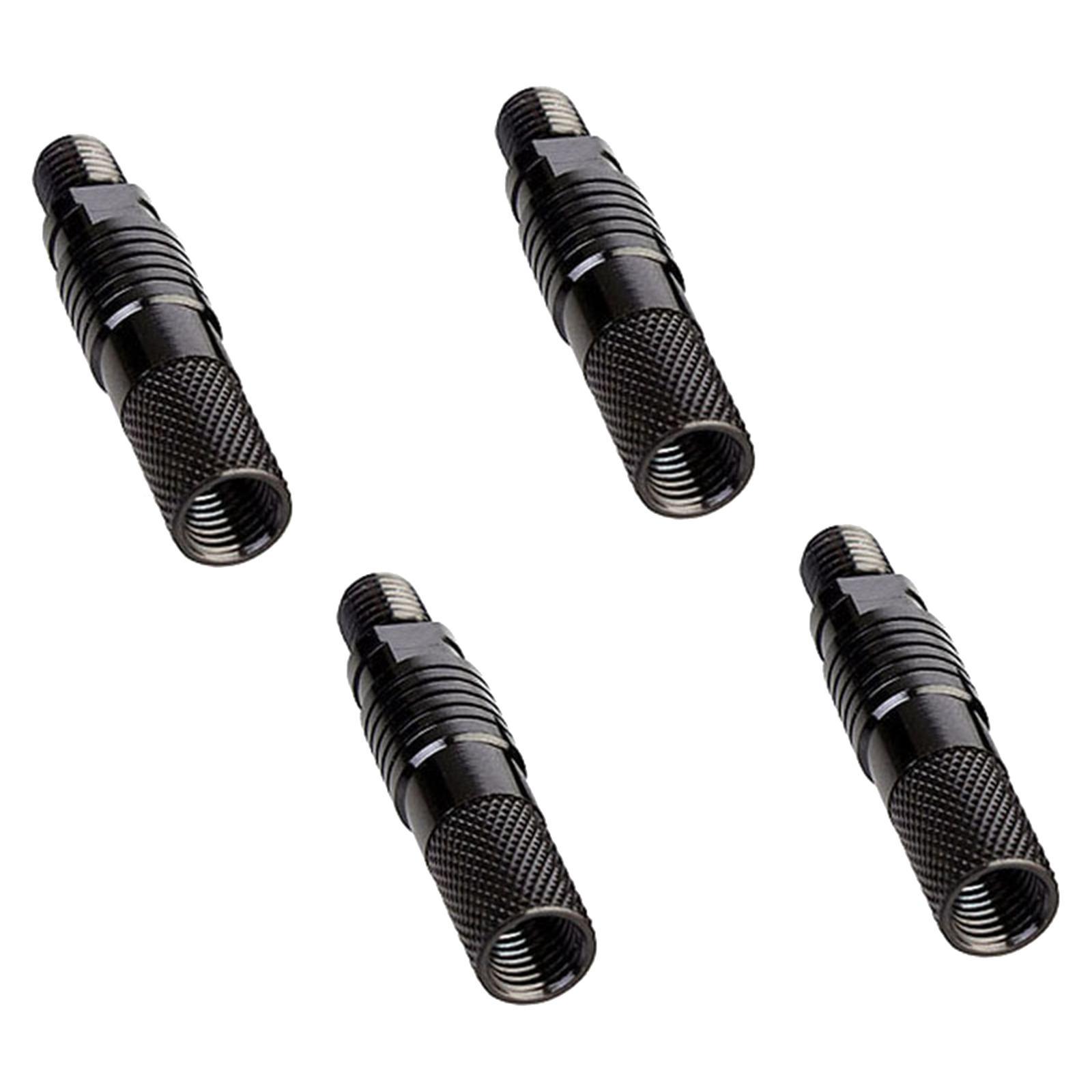 4 Pieces Stick Rods Pod Connector Metal Fishing Tools Fishing Alarm Adapter