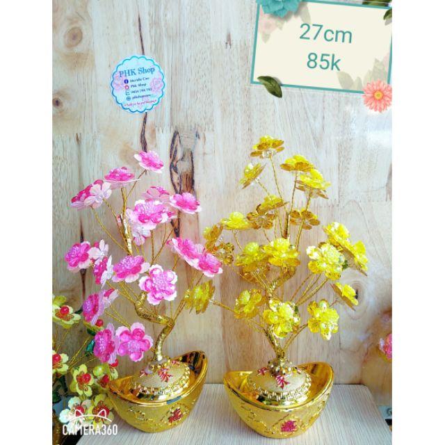 Mai đào chưng Tết cao 27cm 85k phk shop