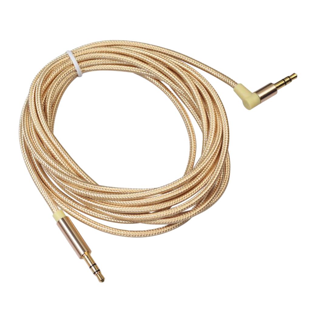 1/8 Inch 3.5mm Jack Male to Male Headphone Earphone Audio Cable Cord