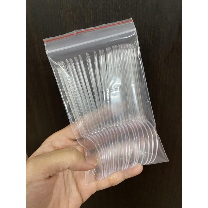 Muỗng nhựa cứng 12cm ăn chè, kem, bánh...