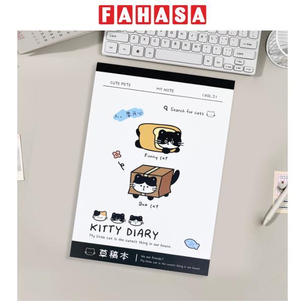 Tập Vẽ Kitty Diary 80gsm - Depai 1801-1 (70 Tờ) - Mẫu 1