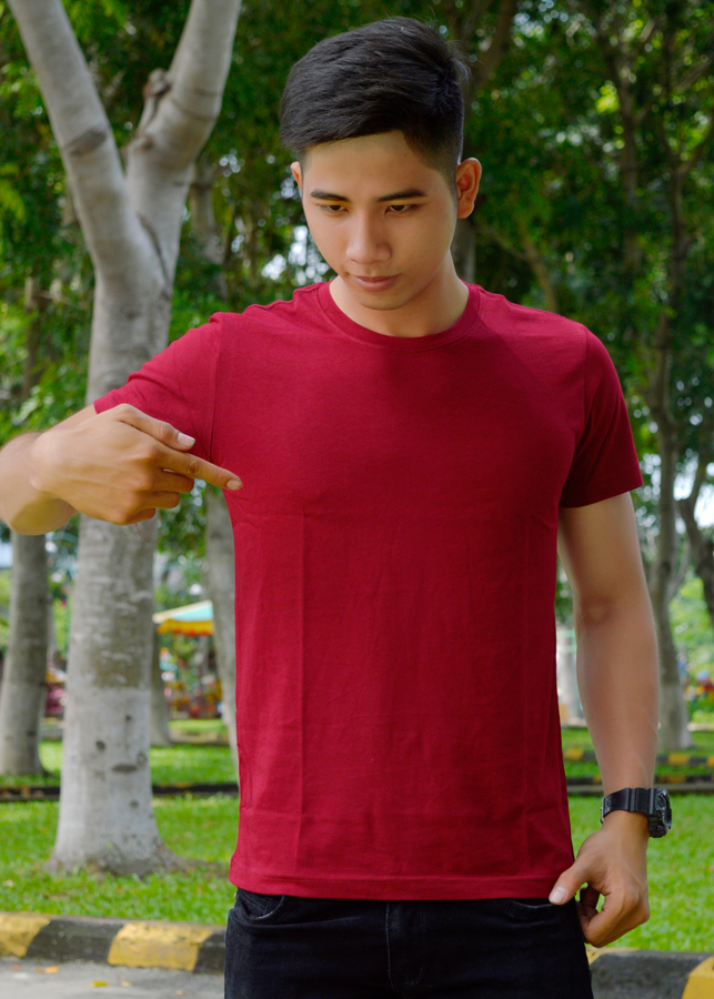 Áo Phông Hàng Hiệu Goking, Quà Tặng Cao Cấp Cho Gia Đình, Cặp Đôi, Lớp Nhóm, Doanh Nghiệp, Người Nước Ngoài. Áo Thun Trơn Basic, Form Unisex Cho Nam Nữ. - Đỏ Đô - 3Xl