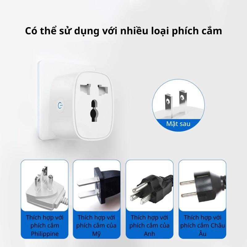 Ổ cắm wifi điều khiển từ xa thông minh 16A BSD61