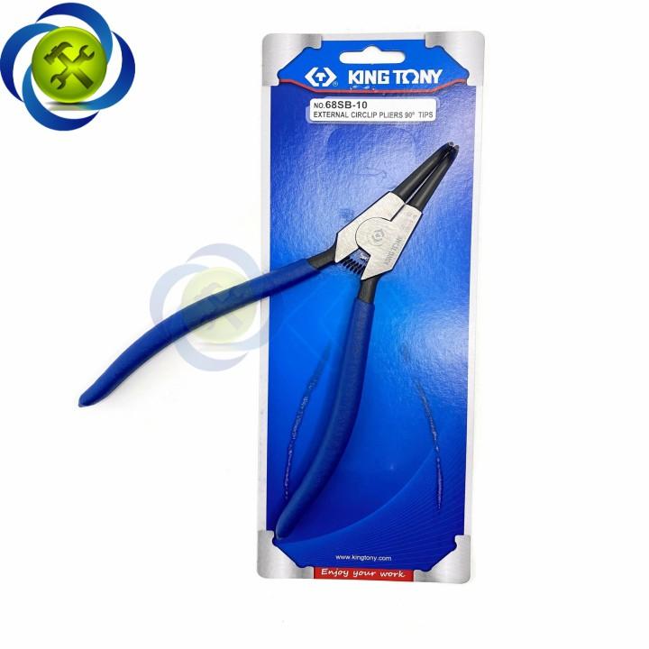 Kìm mở phe ngoài Kingtony 68SB-10 loại cong dài 250mm mũi 2.3mm