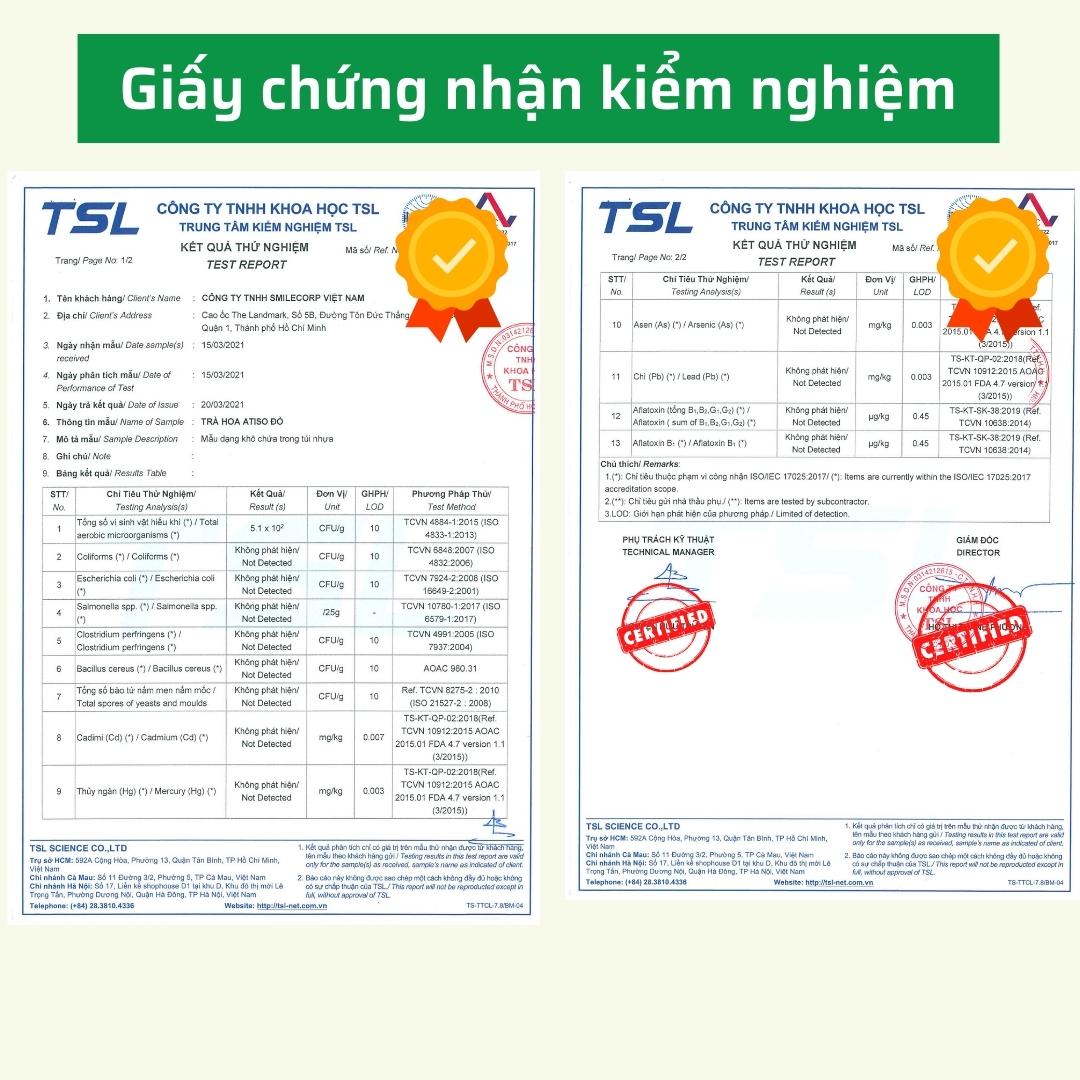 Trà Hoa Atiso đỏ Rismile 35 grams