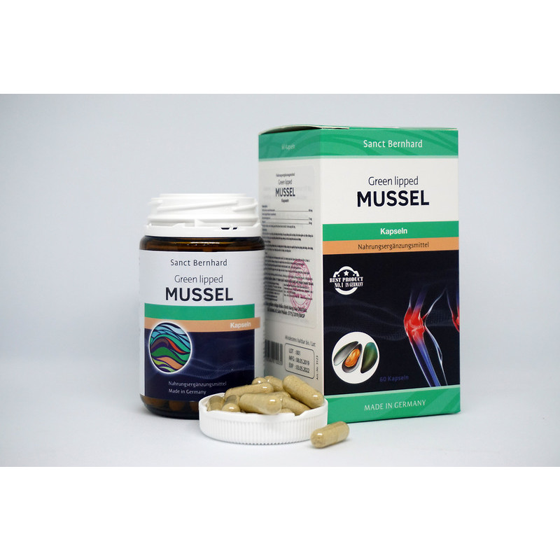 Bổ khớp Mussel chiết xuất vẹm xanh giúp bổ sung dưỡng chất cho khớp, giảm viêm khớp, phòng ngừa thoái hóa xương khớp