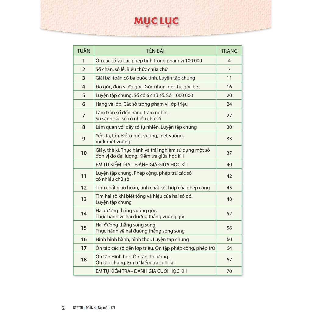 Sách - Bài tập phát triển năng lực Toán 4 Tập 1