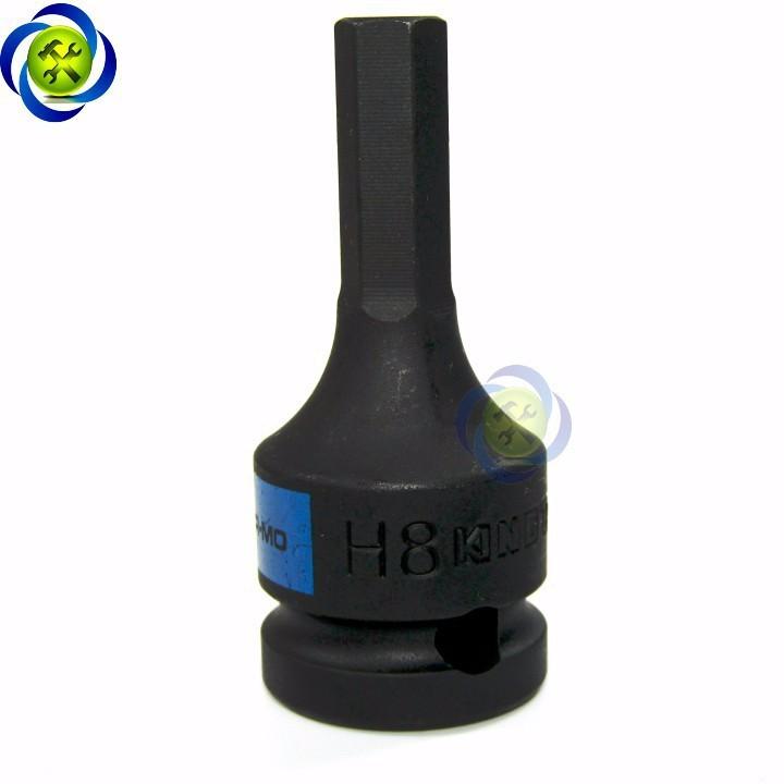 Đầu tuýp đen lục giác 8mm Kingtony 405508 loại 1/2