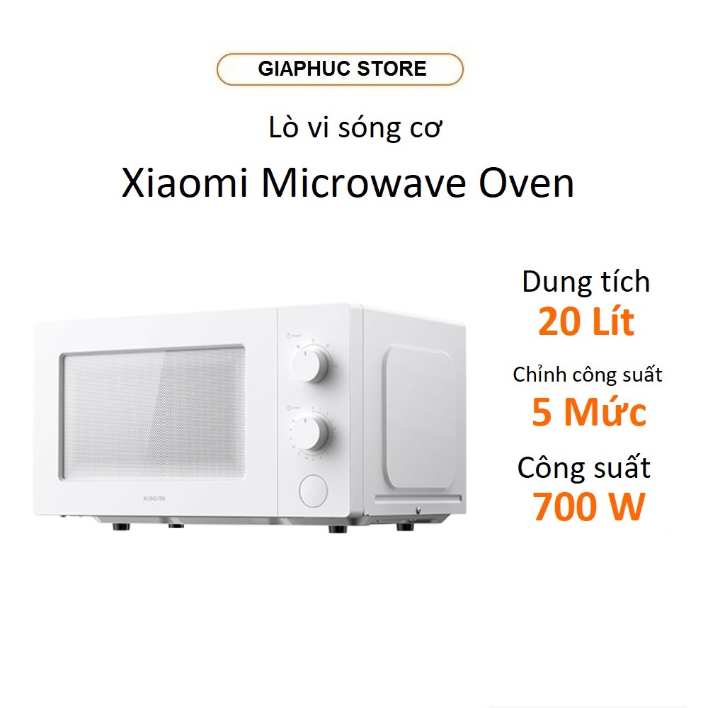 Lò vi sóng Xiaomi Microwave Oven 20L - GiaPhucStore | Hàng Chính Hãng