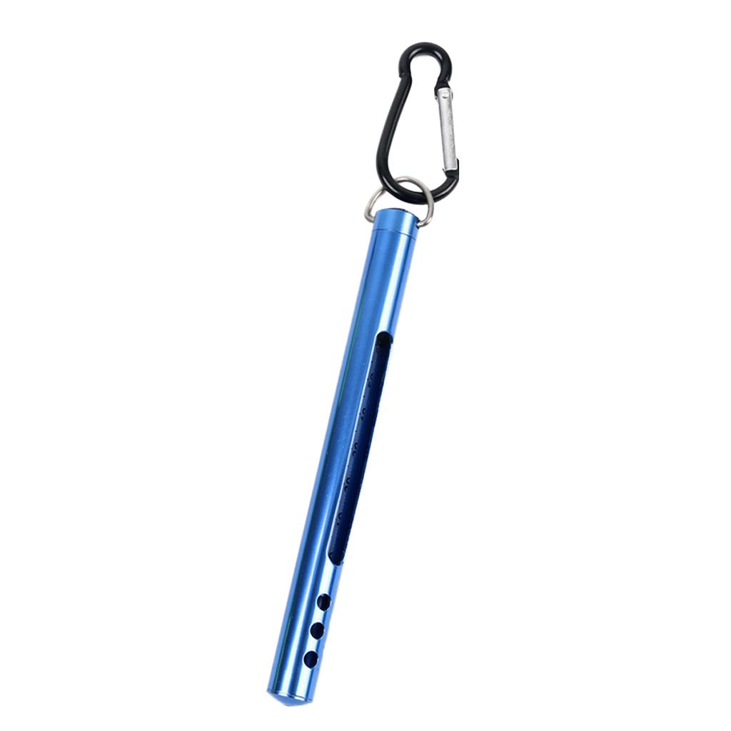 Metal Glass Fly Fishing Thermometer Stream Water Thermometer Black