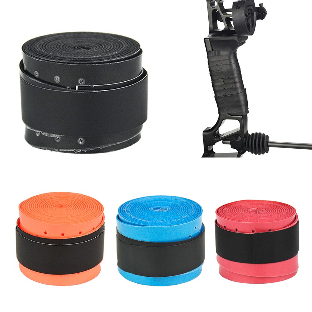 2xArchery Absorb Sweat Band Bow Riser Handle Grip Tape Nonslip Stretchy Black