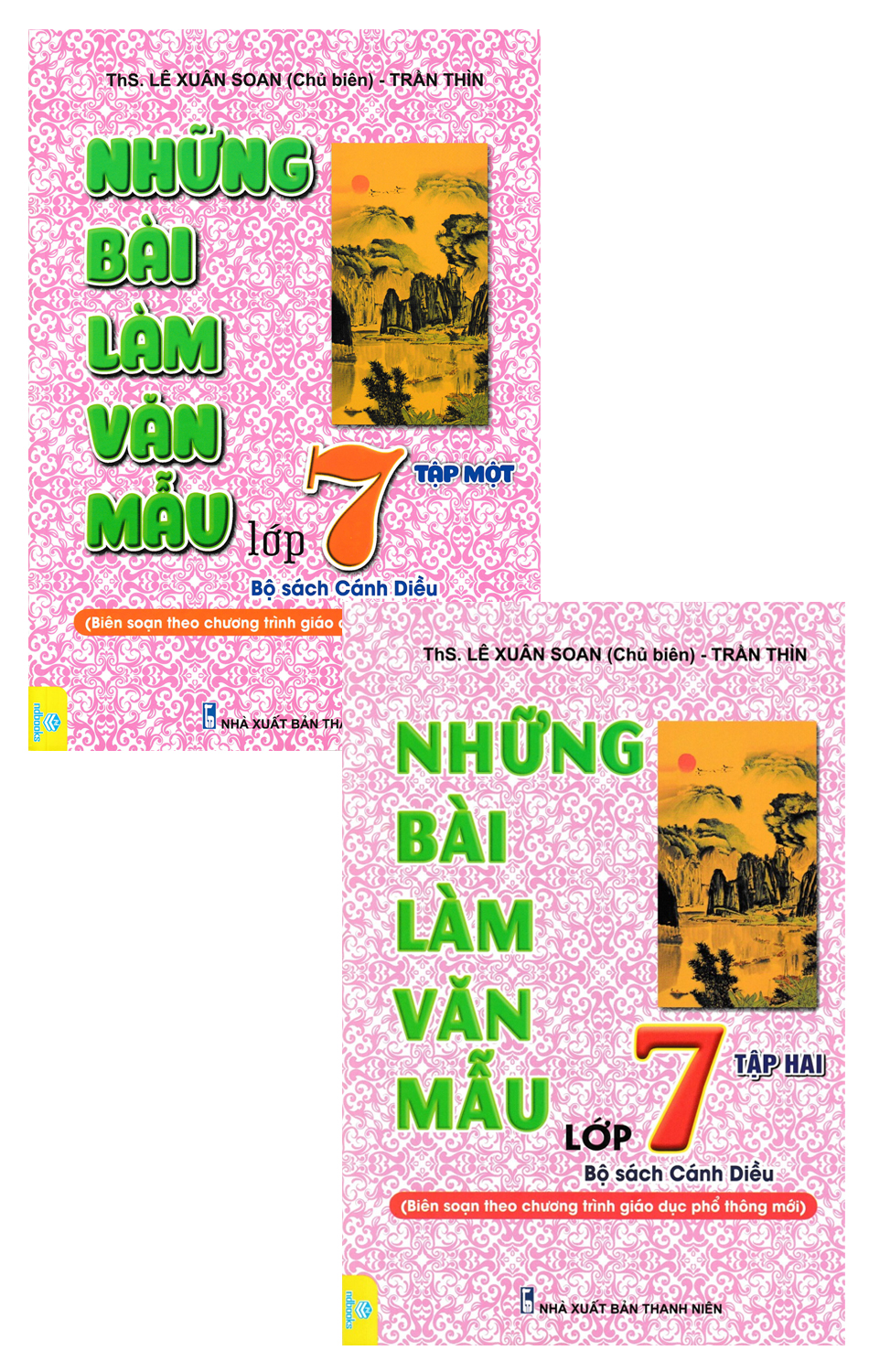 Combo Những Bài Làm Văn Mẫu Lớp 7 - Tập 1 + Tập 2