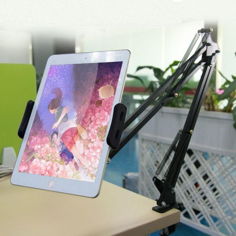 Giá Đỡ Kẹp cho Ipad, Máy Tính Bảng, Điện Thoại, Nintendo Switch Stands Để Đầu Giường, Cạnh Bàn Xoay 360 Độ