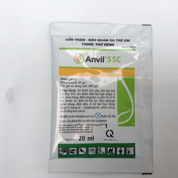 Thuốc trừ nấm bệnh hoa hồng Anvil 5SC chính hãng Syngenta -Thuỵ Sỹ (20ml)