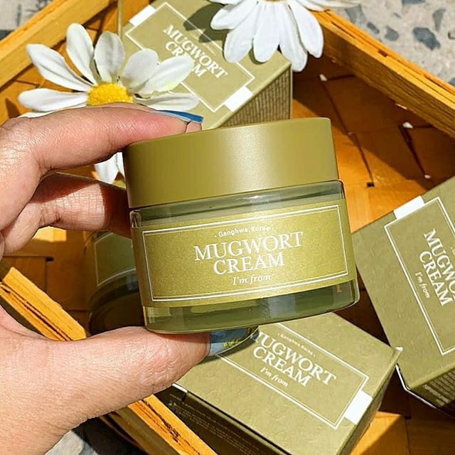 Kem dưỡng ngải cứu dưỡng ẩm, phục hồi da I'm From Mugwort Cream 50ml + Tặng Kèm 1 Băng Đô Tai Mèo ( Màu Ngẫu Nhiên)