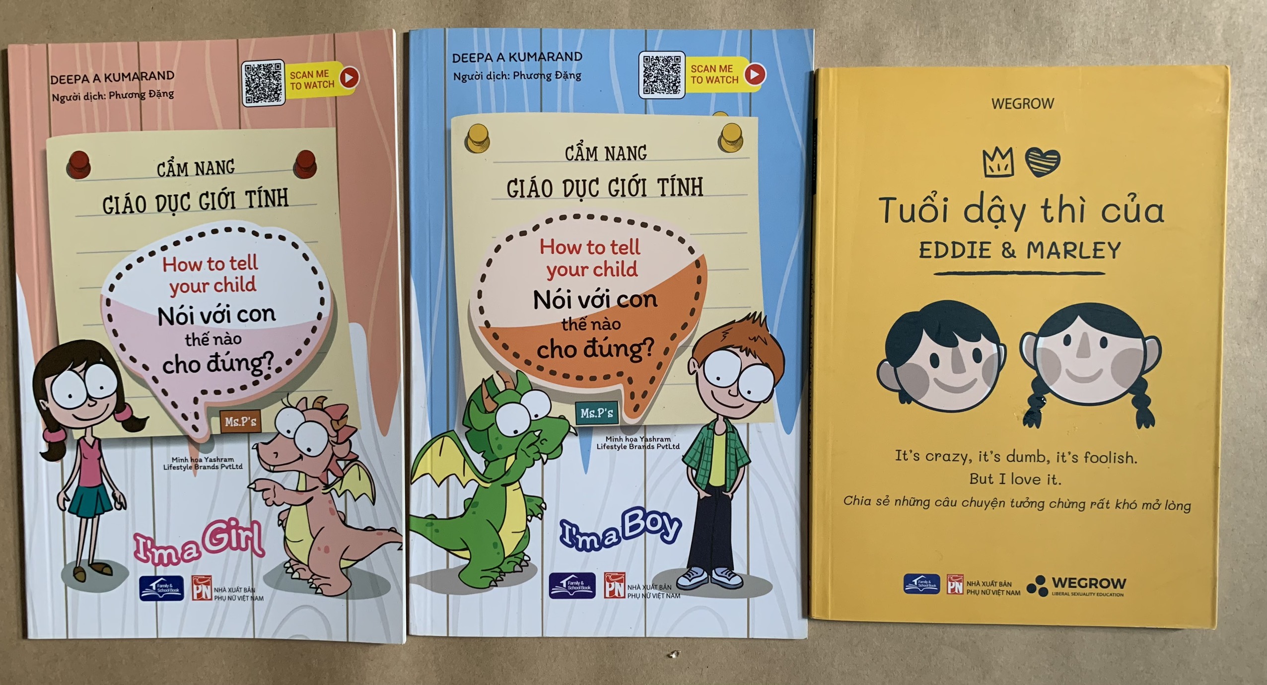 Bộ cẩm nang giáo dục giới tính cho trẻ