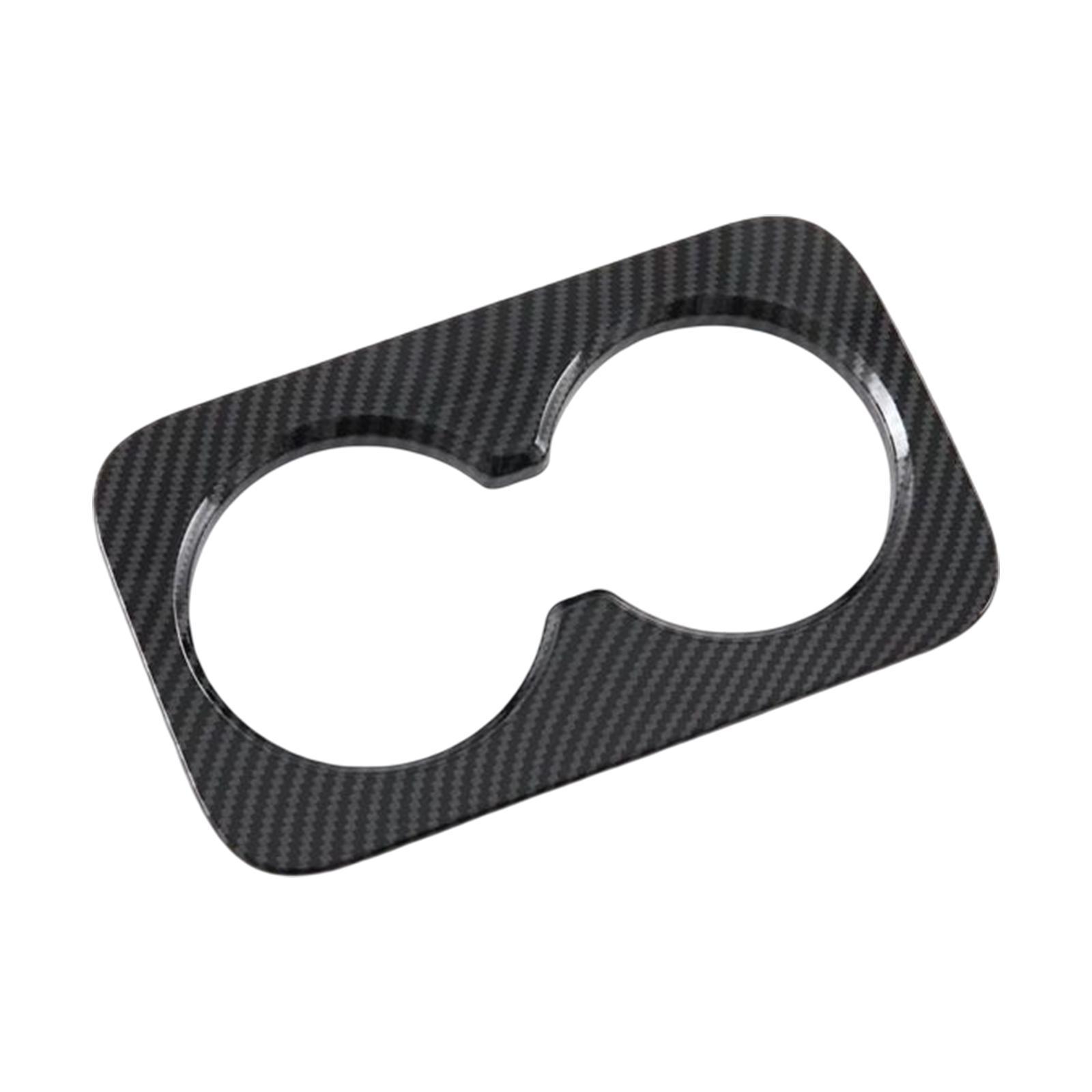 Cup Holder Cover Frame Accessory Decorative Modification, Water Cup Holder, Durable, Easy to Install ,Car Rear , Cup Holder Frame
