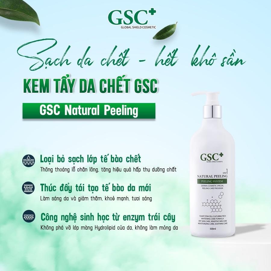 Kem tẩy da chết đa tầng GSC Natural Peeling 500ml