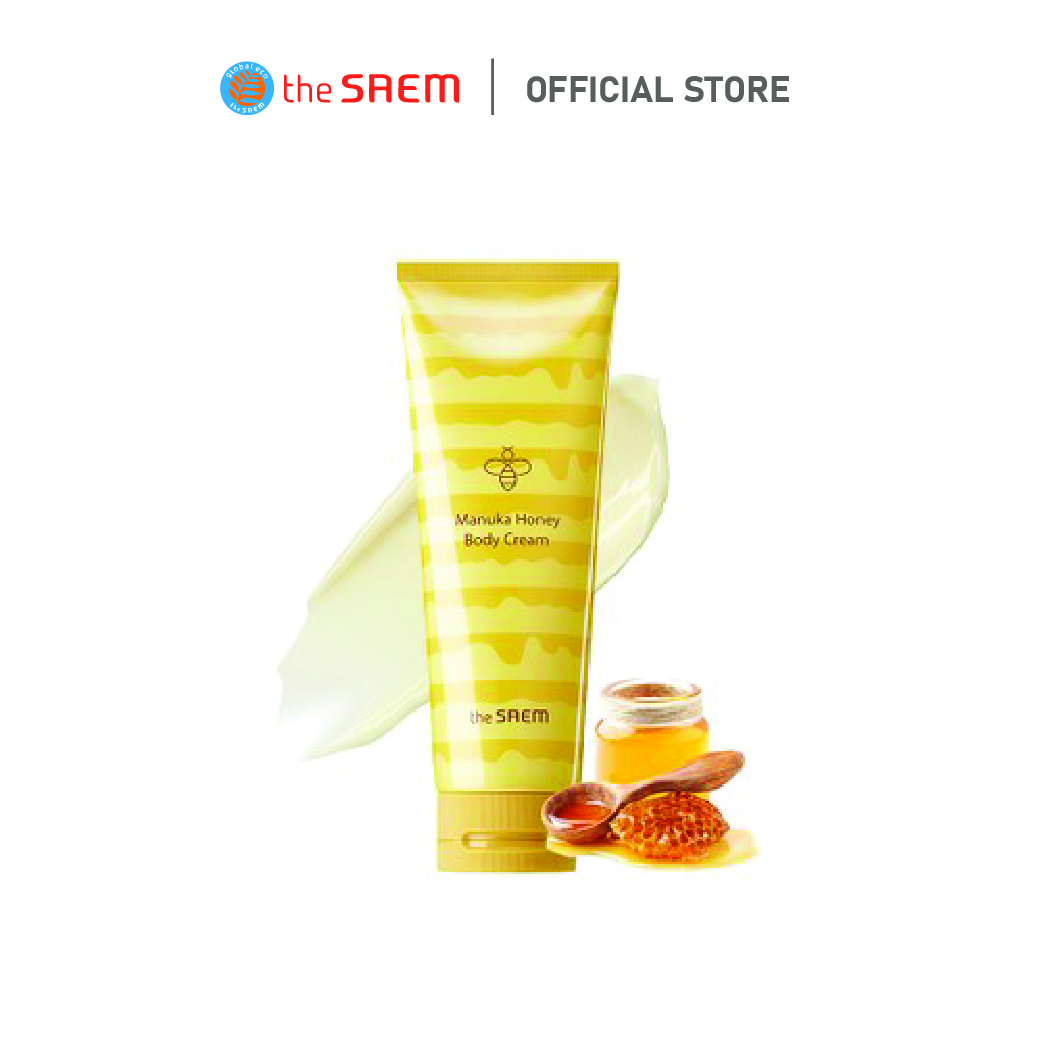 Kem Dưỡng Thể Trắng Da the SAEM Care Plus Manuka Honey Body Cream 230ml