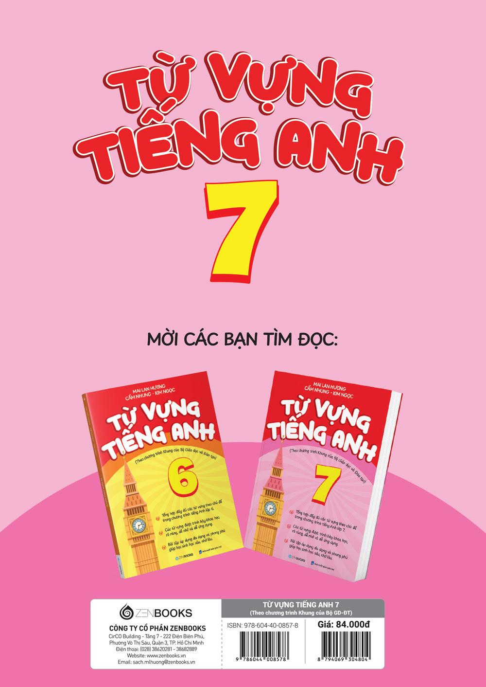 Từ Vựng Tiếng Anh 7