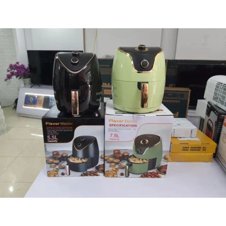 Nồi Chiên Không Dầu Cơ Fumak FM2055 Dung Tích 5.5L Thương Hiệu Nhật, Chiên, Nướng Nhanh Chóng - Hàng chính hãng Fumak