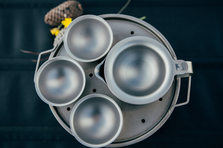 Bộ ấm pha trà Titanium Tea Set KEITH Ti3910