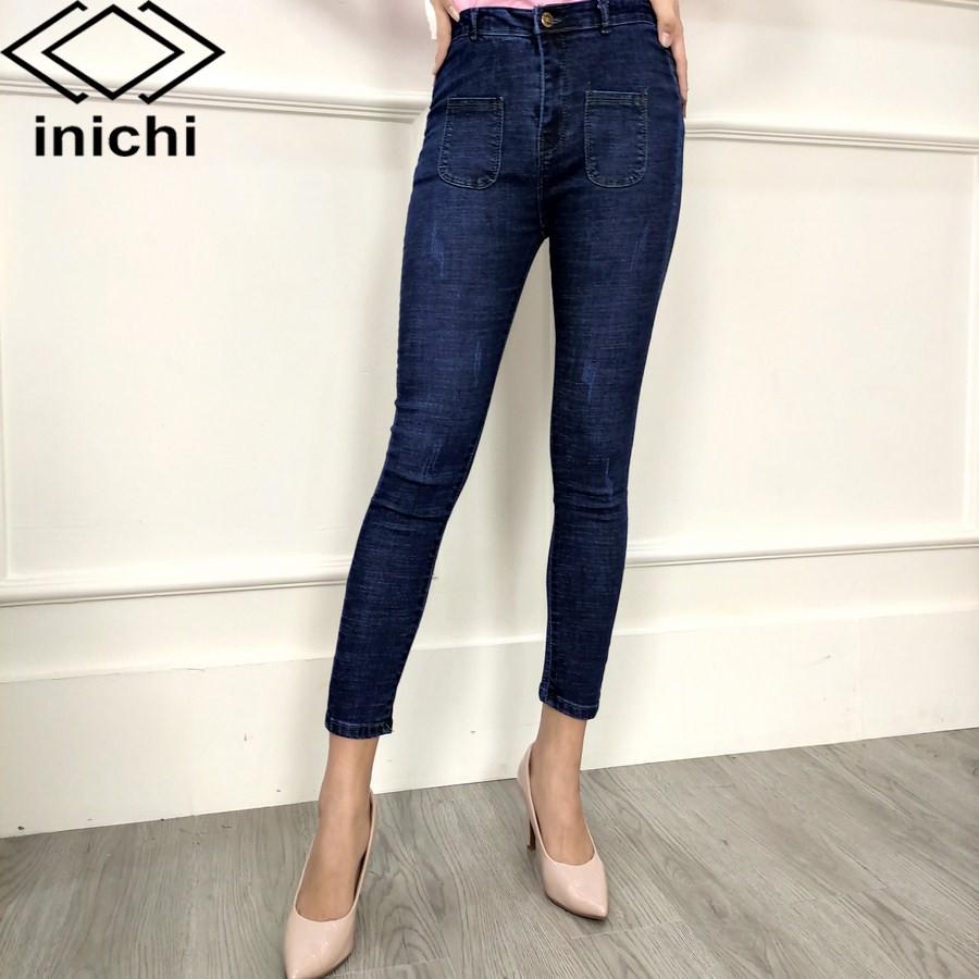 Quần jean nữ Q698 co giản cao cấp cào nhẹ chất vải mềm mịn INICHI Official